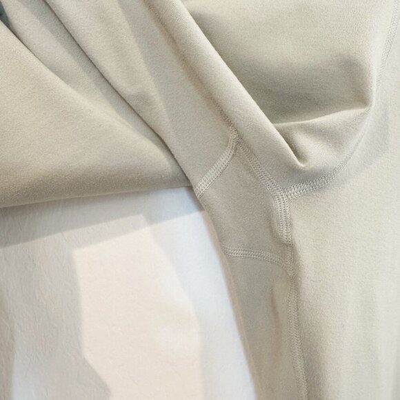 SET Active Luxform High Rise Athletic Leggings Tan Workout Gym Athleisure Large - Picture 4 of 8